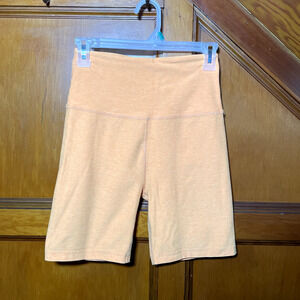 Beyond Yoga Yellow Biker Shorts - Size Medium - Athleisure Wear, Athletic